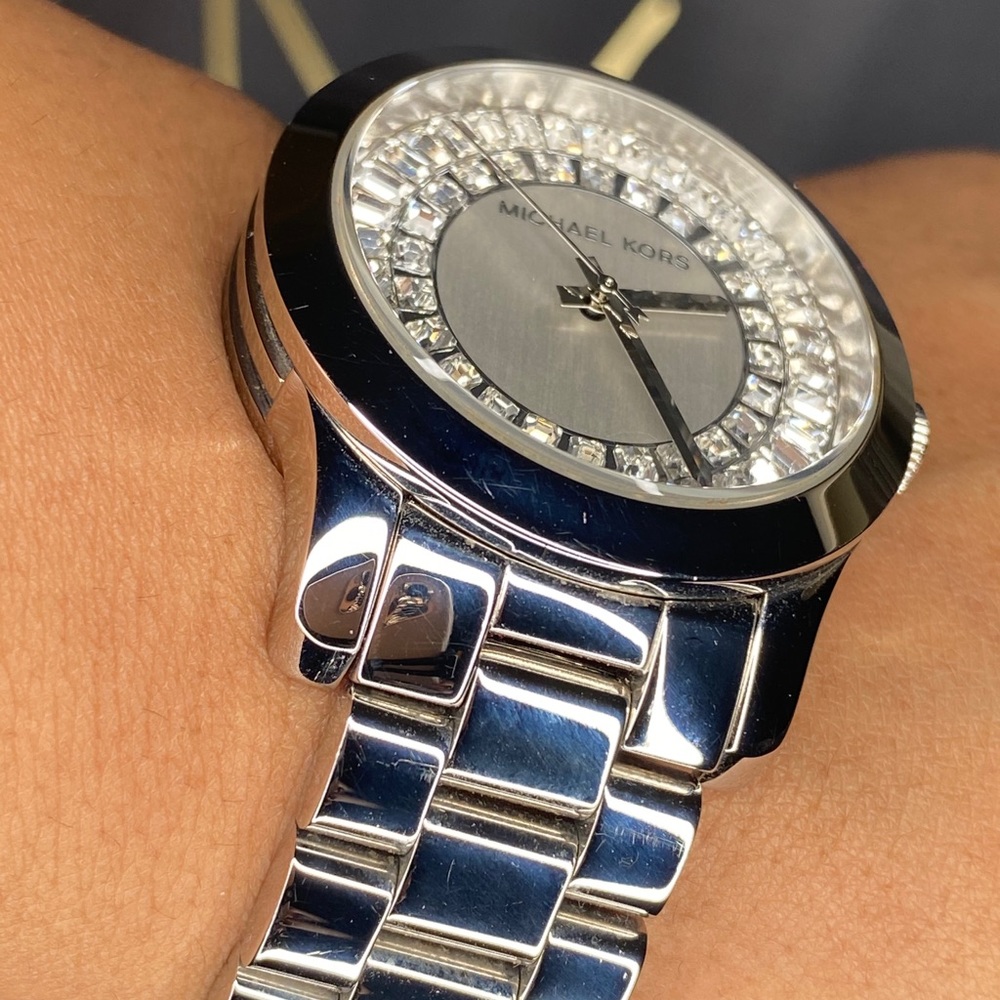 MICHAEL KORS SILVER WATCH